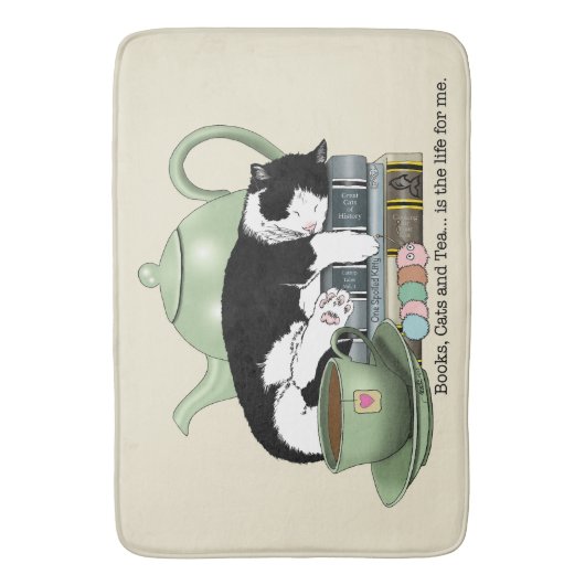 Boeken Kattenthee Schattige Badmat (Voorkant Verticaal)