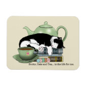 Boeken Kattenthee Schattige Magneet (Horizontaal)
