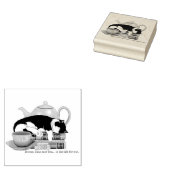 Boeken Kattenthee Schattige Rubberstempel (Gestempeld)