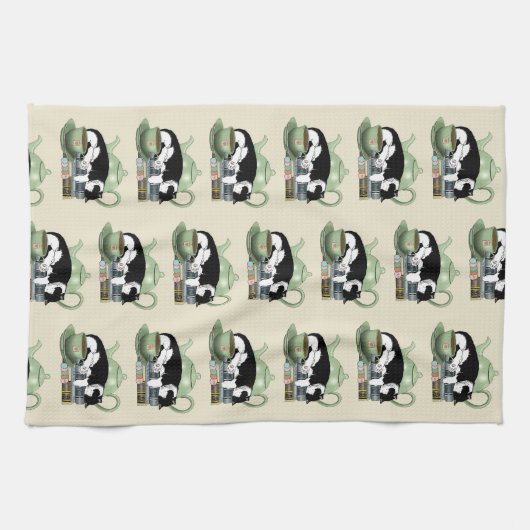 Boeken Kattenthee Schattige Theedoek (Horizontaal)