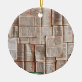 boeken keramisch ornament (Voorkant)