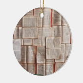 boeken keramisch ornament (Links)