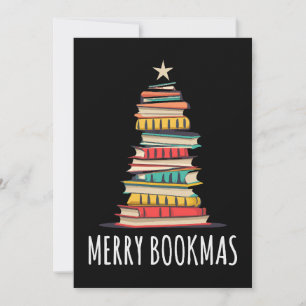 Boeken Kerstboom Gelukkig Boekenkerstfeest Kaart