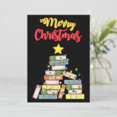Boeken Kerstboom I Kaart (Staand voorkant)
