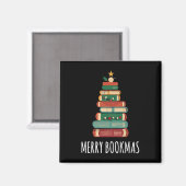 Boeken Kerstboom Vrolijke Boeken Magneet (Voorkant / Achterkant)