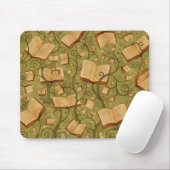 Boeken (Kleur 3) Muismat (Met muis)