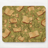 Boeken (Kleur 3) Muismat (Voorkant)