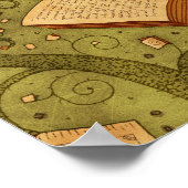 Boeken (Kleur 3) Poster (Hoek)