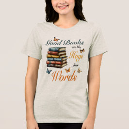 Boeken Knuffels Woorden & Vlinders bibliothecariss Tri-Blend Shirt