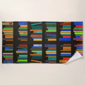 Boeken Koekplanken Beach Towel Strandlaken (Voorkant)