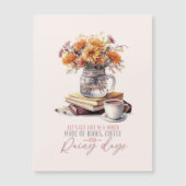 Boeken, koffie en regenachtige dagen (Voorkant)