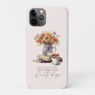 Boeken, koffie en regenachtige dagen Case-Mate iPhone case