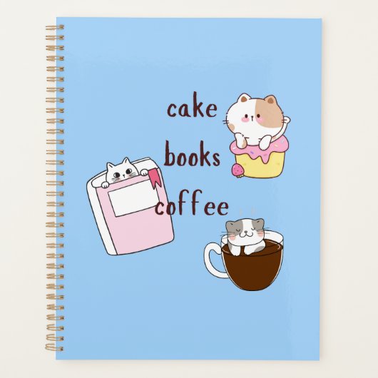 Boeken Koffie Katten Planner (Voorkant)