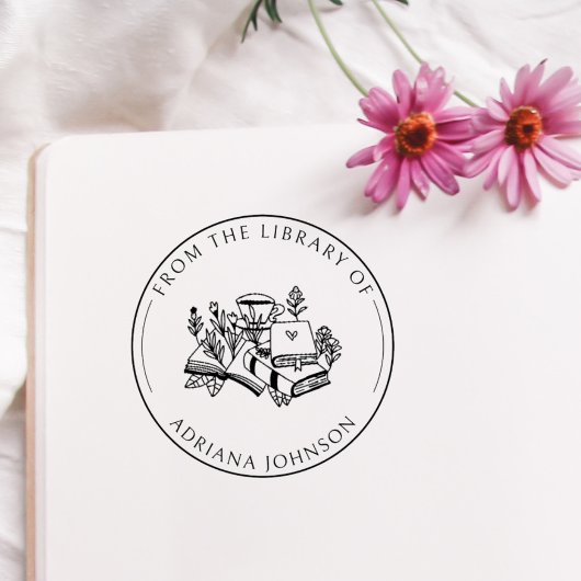 Boeken & Koffiebloemen uit de bibliotheek van Rubberstempel