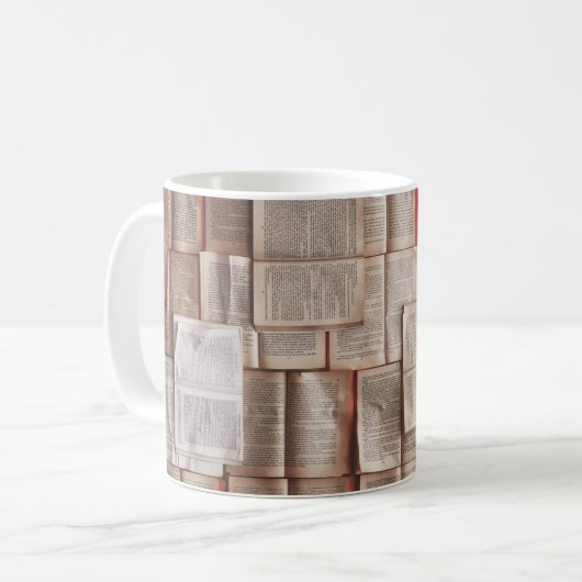 boeken koffiemok (Voorkant links)