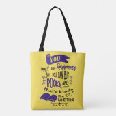 Boeken Kopen Geluk Quote Tote Tas (Achterkant)