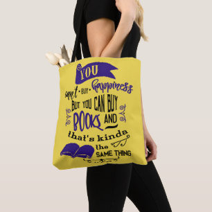 Boeken Kopen Geluk Quote Tote Tas