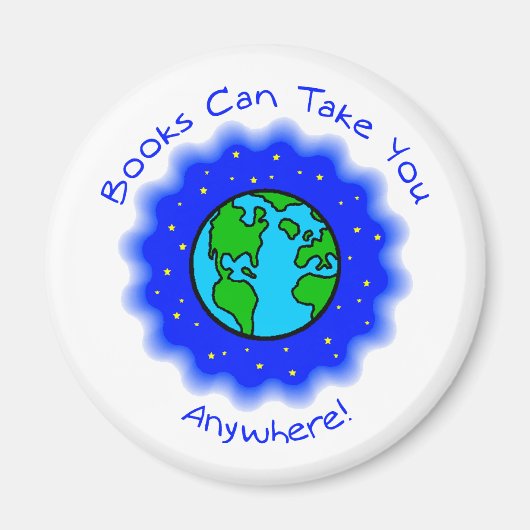 Boeken kunnen u magneten, 2 vormen, 4 maten magneet (Voorkant)