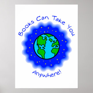 Boeken kunnen u Posters nemen - 4 formaten, 5 papi