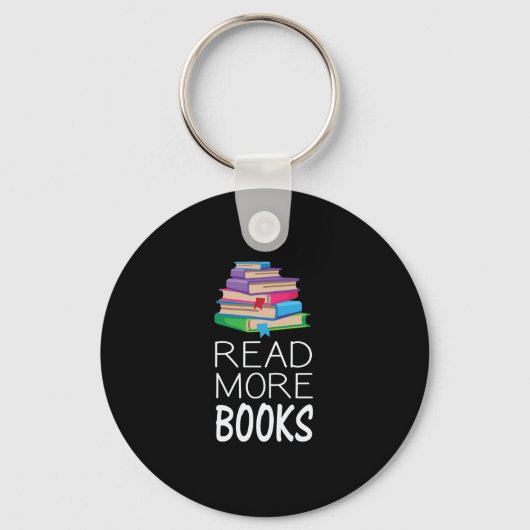 Boeken - Lees Meer Boeken Sleutelhanger (Voorkant)