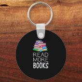 Boeken - Lees Meer Boeken Sleutelhanger (Voorkant)