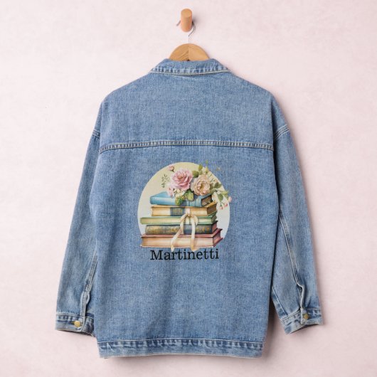 Boeken, leraar, winkel denim jacket (Hangar)
