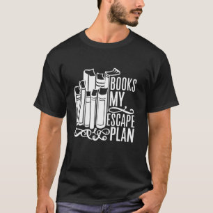 Boeken lezen boekenwurm boek liefhebber citaat Mij T-shirt