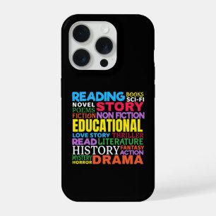 Boeken Lezen - Genre Woord Kunst iPhone 15 Pro Case
