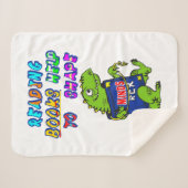 Boeken lezen helpt om gedachten te vormen sherpa deken (Voorkant (horizontaal))