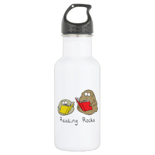 Boeken lezen Kinder Funny Waterfles