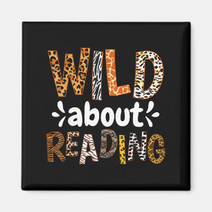 Boeken lezen lezer bibliothecaris wilde dieren lie magneet