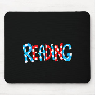 Boeken lezen lezer fan bibliothecaris leraar kinde muismat