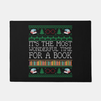 Boeken lezen Librarian Book Lovers Ugly Kerstmis Deurmat