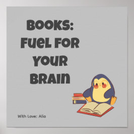 Boeken lezen motivatie gezegde poster