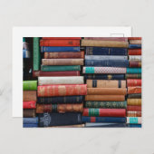 Boeken lezen oude boeken briefkaart (Voorkant / Achterkant)