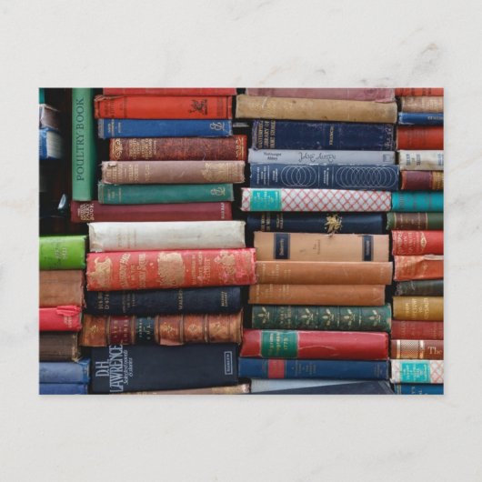 Boeken lezen oude boeken briefkaart (Voorkant)