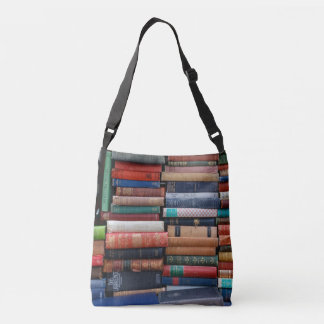 Boeken lezen oude boeken crossbody tas