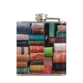 Boeken lezen oude boeken heupfles (Achterkant)