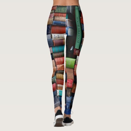Boeken lezen oude boeken leggings (Achterkant)