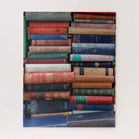 Boeken lezen oude boeken legpuzzel (Verticaal)