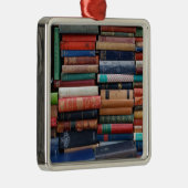 Boeken lezen oude boeken metalen ornament (Rechts)