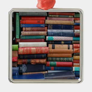 Boeken lezen oude boeken metalen ornament
