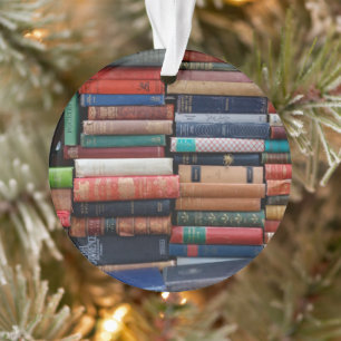 Boeken lezen oude boeken ornament