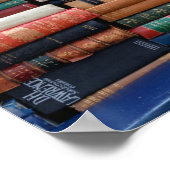 Boeken lezen oude boeken poster (Hoek)