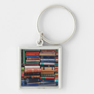 Boeken lezen oude boeken sleutelhanger