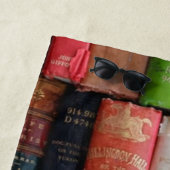 Boeken lezen oude boeken strandlaken (In situ)