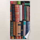 Boeken lezen oude boeken strandlaken (Voorkant)