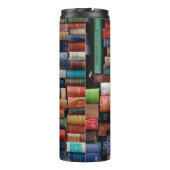 Boeken lezen oude boeken thermosbeker (Achterkant)