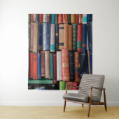 Boeken lezen oude boeken wandkleed (In situ)