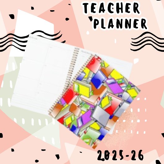 Boeken lezen Patroon Wallpaper Planner